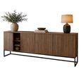 Timo Sideboard - 4 Door - Extra Large - with Slatted Front - Oiled Oak - Variation Available